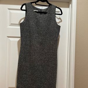 Kristen Blake Women’s Black White Sleeveless Sheath Dress Zipper Size 10 USA